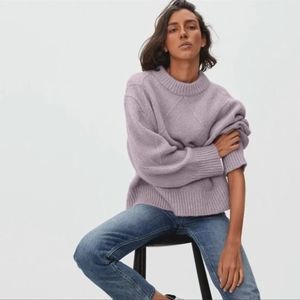 EVERLANE The Diamond Stitch Wool Sweater